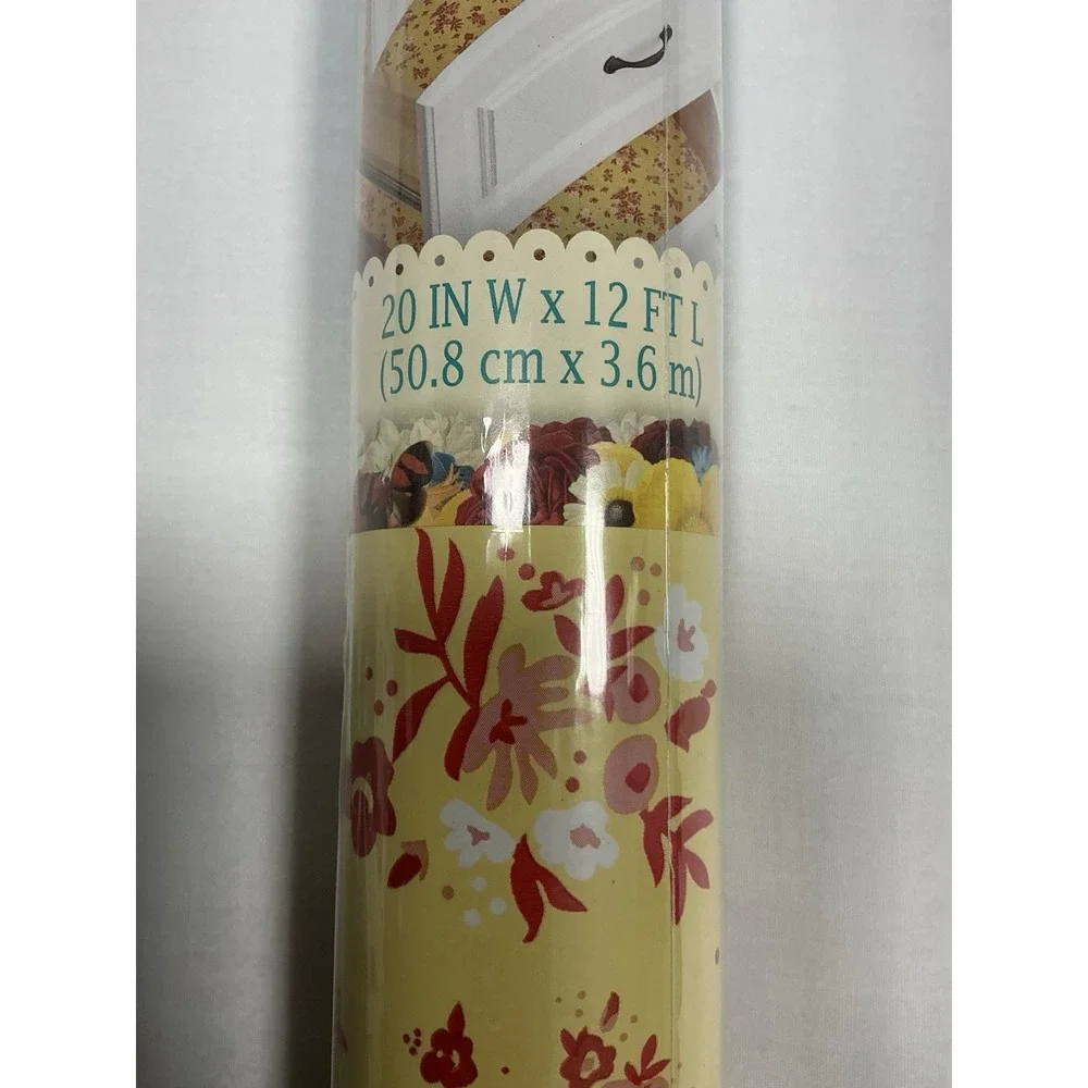 Pioneer Woman Adhesive Decorative Laminate 20in x 12ft ROSE DITSY New Sealed